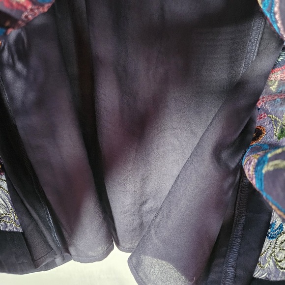 Maeve Anthropologie Shift Dress 8 Kira Floral Embroidered Sleeveless Tunic Lined - Picture 13 of 15